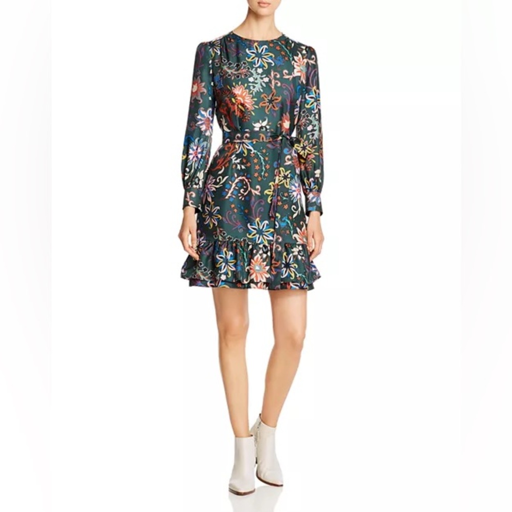 Tory Burch Printed Silk‎ Twill Shift Dress, Size 10 - Picture 11 of 14